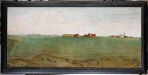 Veduta di Møgeltøder e Tønder nel sud dello Jutland da Unbekannt Unbekannt